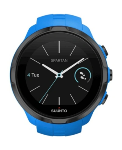Suunto Spartan Sport Blue Wrist Hr, Blue Silicone Band With A Digital Dial