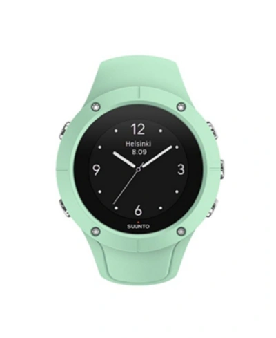 Suunto Spartan Trainer Wrist Hr, Ocean Teal Silicone Band With A Digital Dial