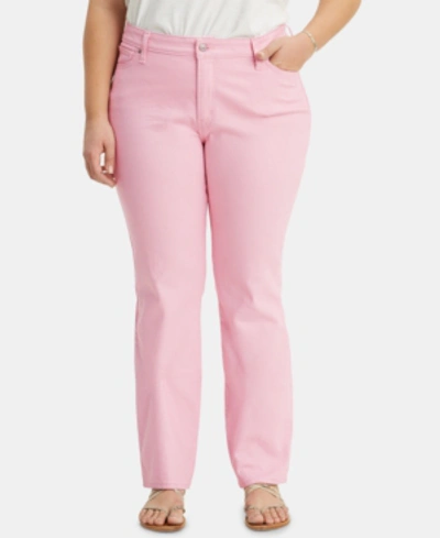 Levi's Trendy Plus Size Classic Straight-leg Jeans In Soft Pink
