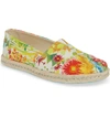 Toms Alpargata Slip-on In Sunshine Floral Fabric