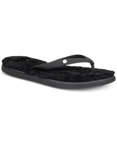 Ugg Women's Fluffie Ii Flip-flop Sandals In Black