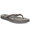 Ugg Women's Fluffie Ii Flip-flop Sandals In Charcoal