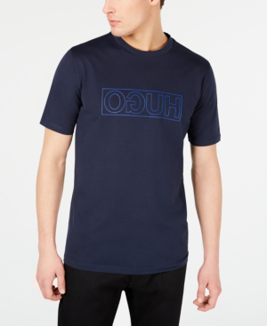 hugo boss reverse logo t shirt