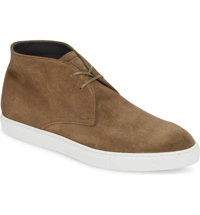 To Boot New York Grid Chukka Boot In Taupe Suede/ Leather
