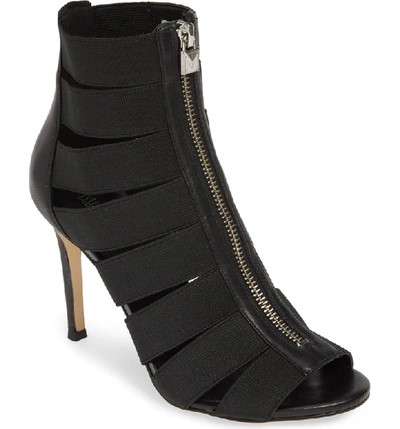 Michael Michael Kors Women's Margaret Cage High-heel Sandal Booties In Black