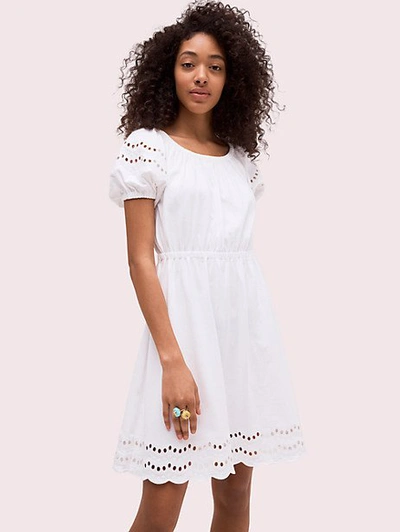 Kate Spade Scallop Border Knit Dress In Black | ModeSens