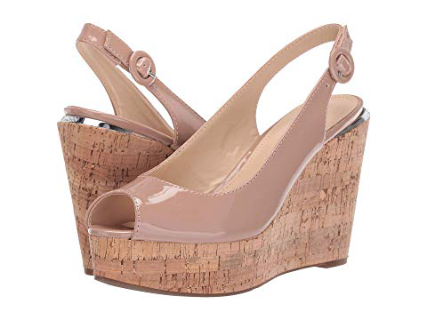 guess nude wedges
