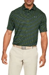 Under Armour Playoff 2.0 Loose Fit Polo In Batik / Lima Bean / Pitch Gray 2