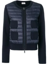 Moncler Padded Panel Jacket In Blue