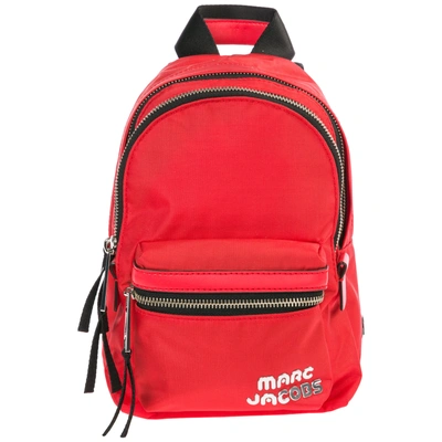 Marc Jacobs Women's Rucksack Backpack Travel  Trek In Red