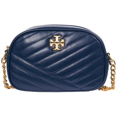 Tory Burch Women's Leather Shoulder Bag In Blue