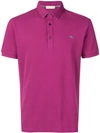 Etro Embroidered Logo Polo Shirt In Pink