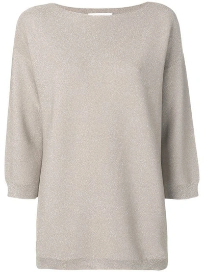 Fabiana Filippi Simple Sweatshirt In Neutrals