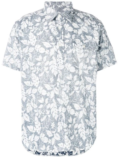 Engineered Garments Floral Short In Blue