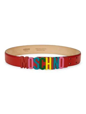 moschino colorful belt