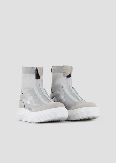 Emporio Armani Sneakers - Item 11684931 In Gray