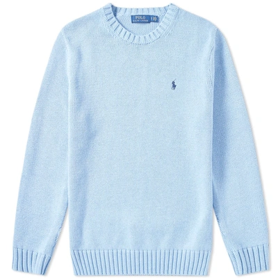 Polo Ralph Lauren Chunky Cotton Knit In Blue