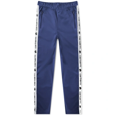 Carhartt Wip Goodwin Track Pant In Blue