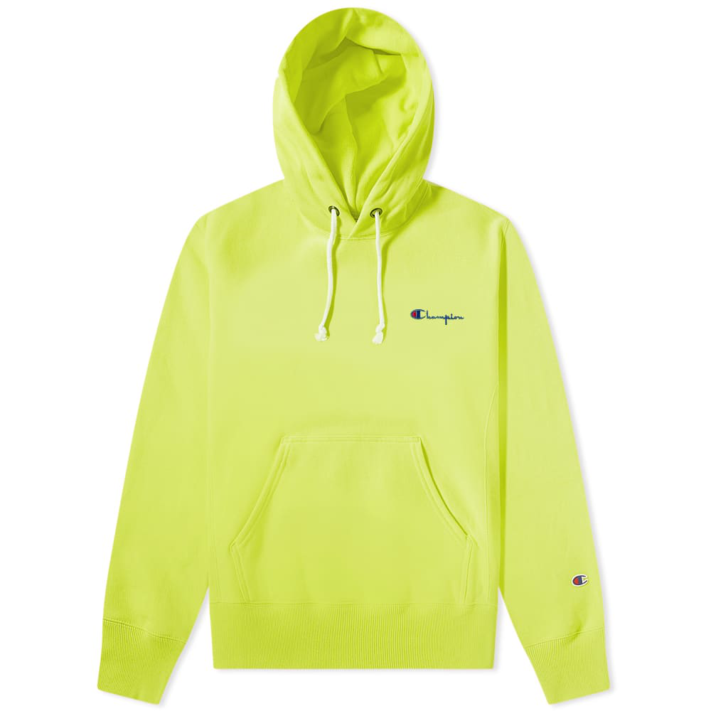 champion neon yellow hoodie