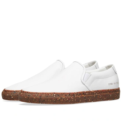 Common Projects Slip On Camo Sole In White