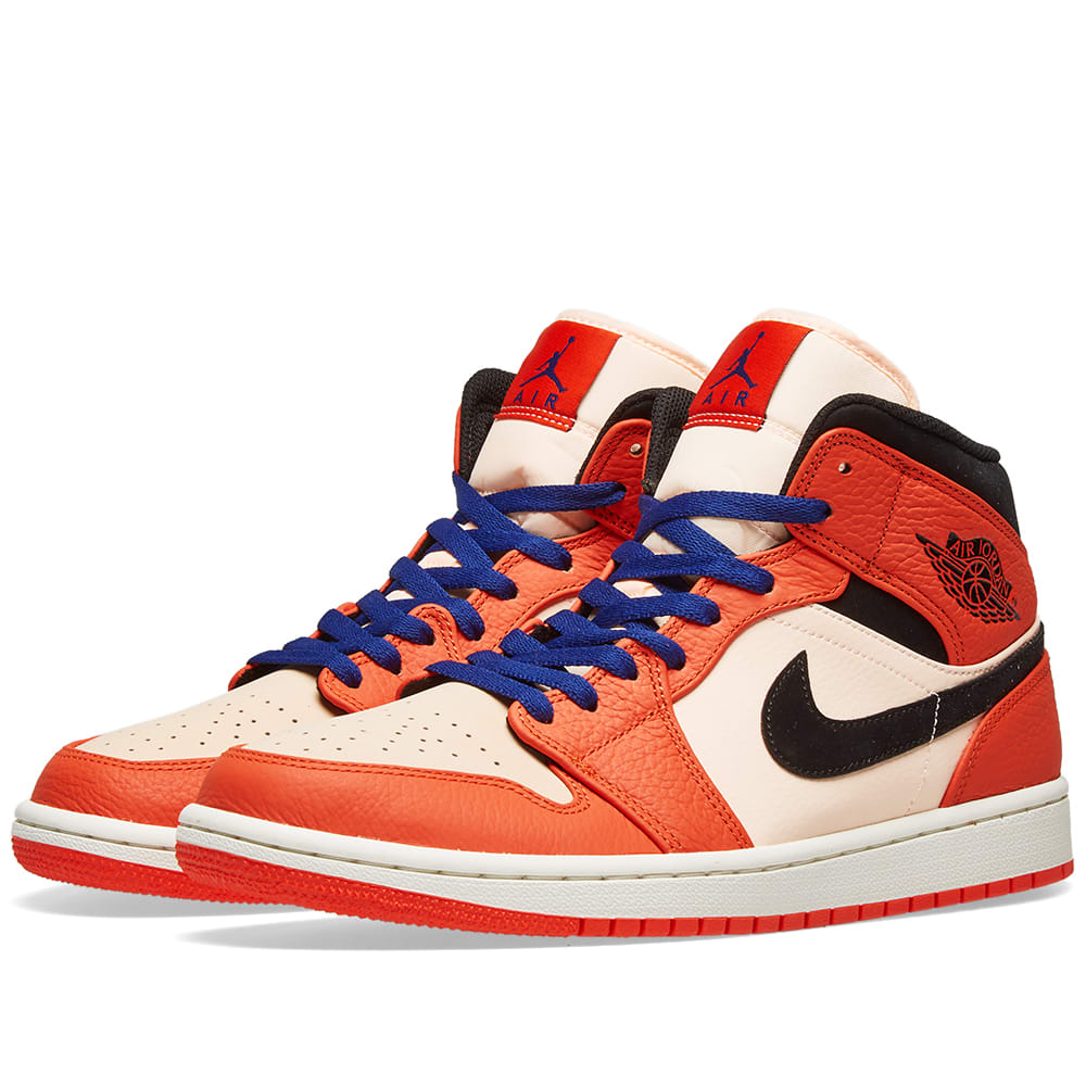 jordan 1 mid se orange