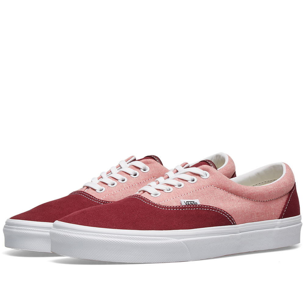 vans era burgundy