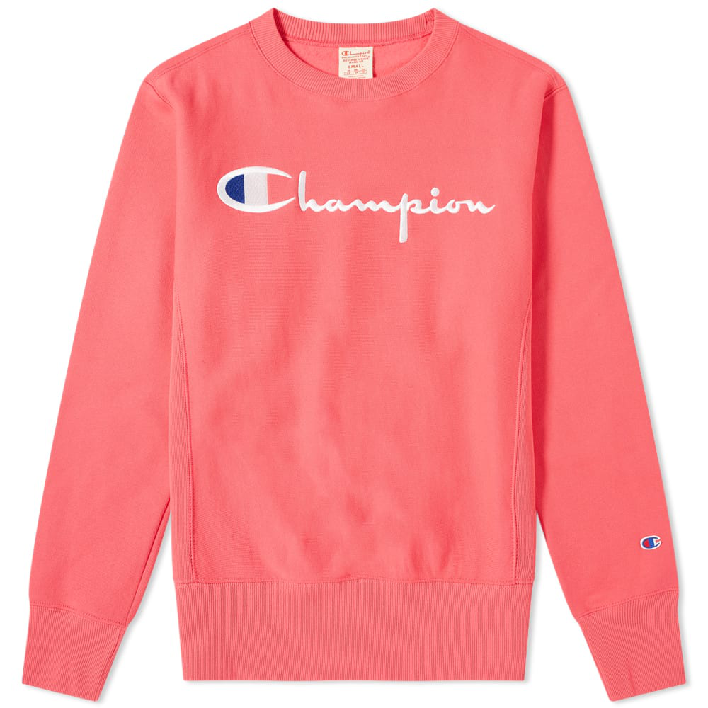 champion reverse weave script sweat