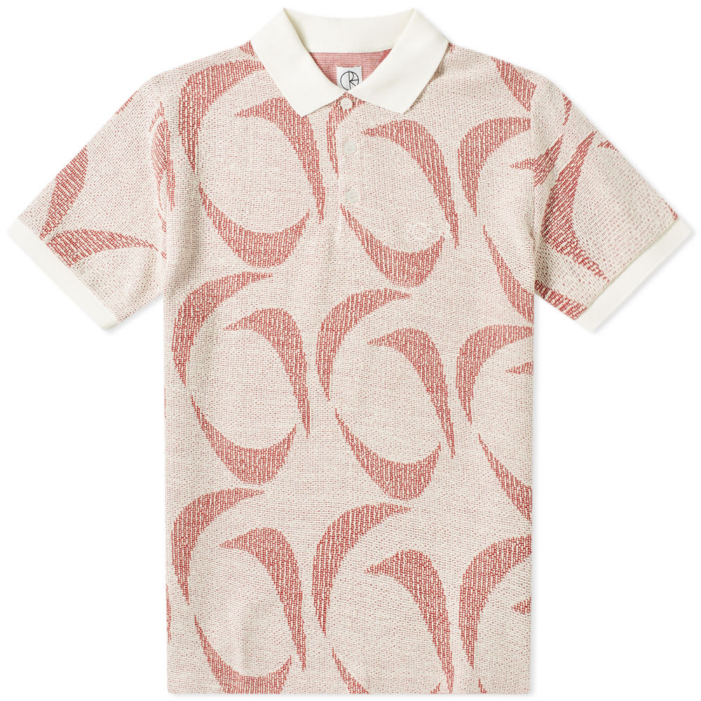 Polar Skate Co. Patterned Polo Shirt In Red | ModeSens