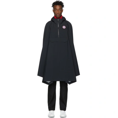 Canada Goose Classic Fit Field Poncho In Black