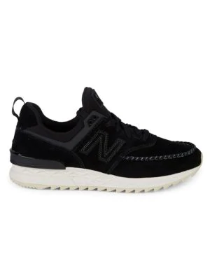 black platform runners