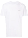 Ea7 Logo Print T-shirt In White