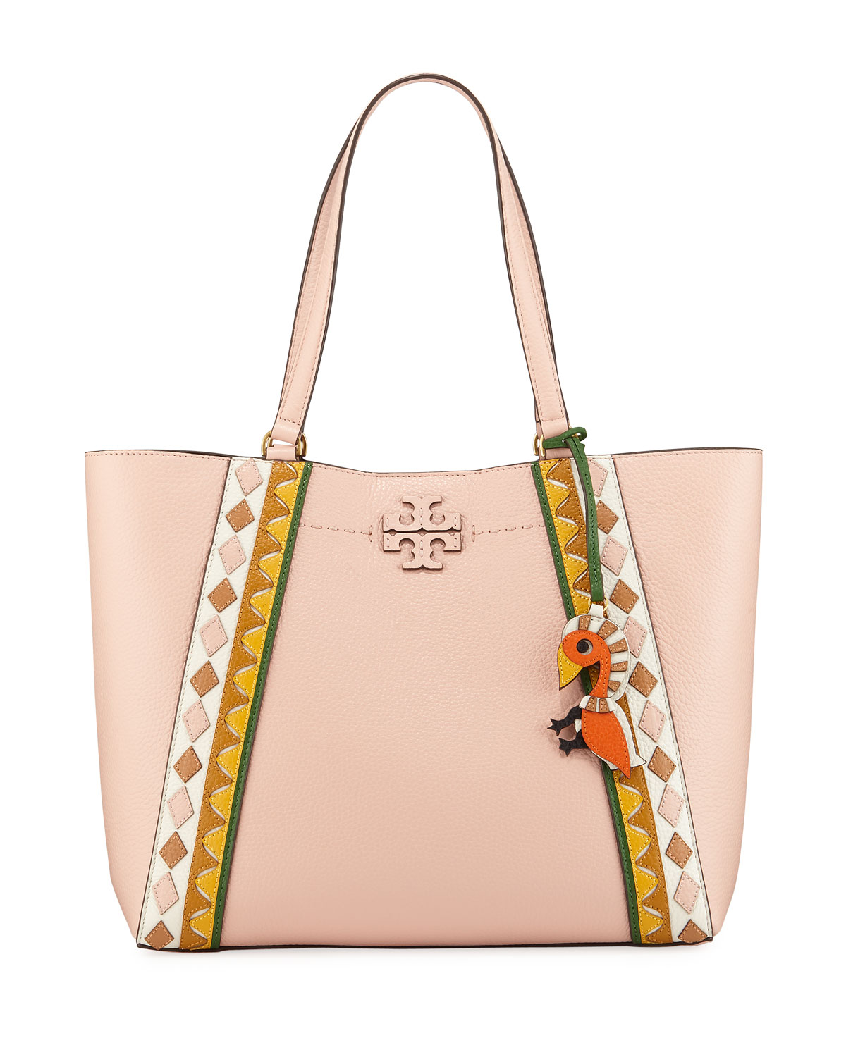 tory burch gold mcgraw tote