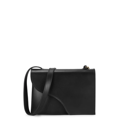 Atp Atelier Siena Black Leather Shoulder Bag