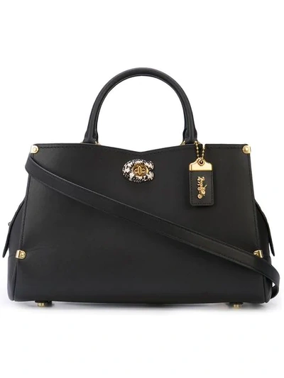 Coach Mason Carryall Handbag In Black