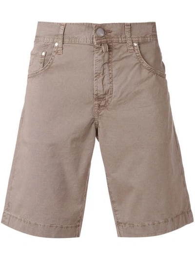 Jacob Cohen Classic Cargo Shorts In Neutrals