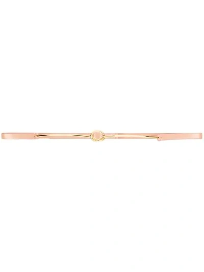 Marni Leather Belt In Pink