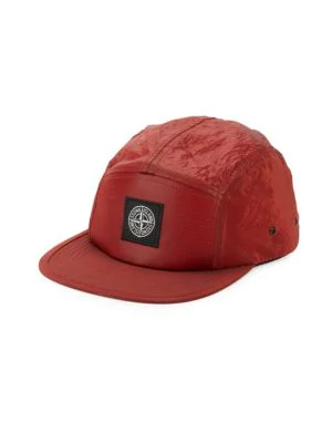 stone island cap red