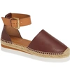 See By Chloé Glyn Espadrille In Bordeaux Leather