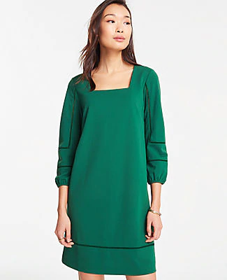 ann taylor green dress