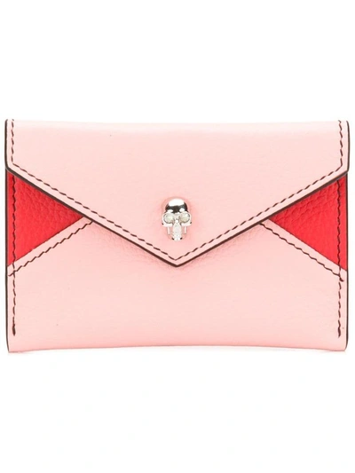 Alexander Mcqueen Skull Envelope Cardholder In Multi