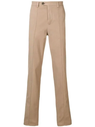 Brunello Cucinelli Straight Leg Chinos In Neutrals