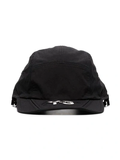 Y-3 Faltbare Baseballkappe Mit Logo In Black