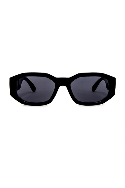 Versace Tribute Oval In Black & Black