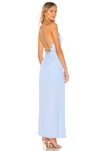 Superdown Eve Maxi Dress In Light Blue