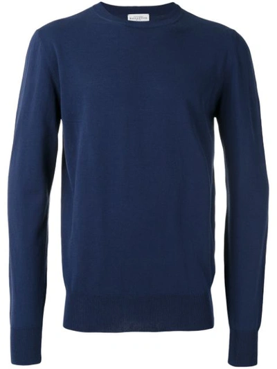 Ballantyne Plutone Knitted Sweater In Blue