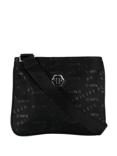 Philipp Plein Logo Print Crossbody Bag In Black