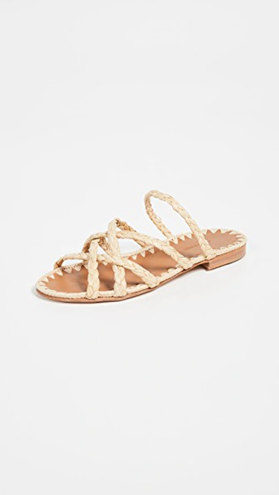 Carrie Forbes Noura Braided Sandals In Natural