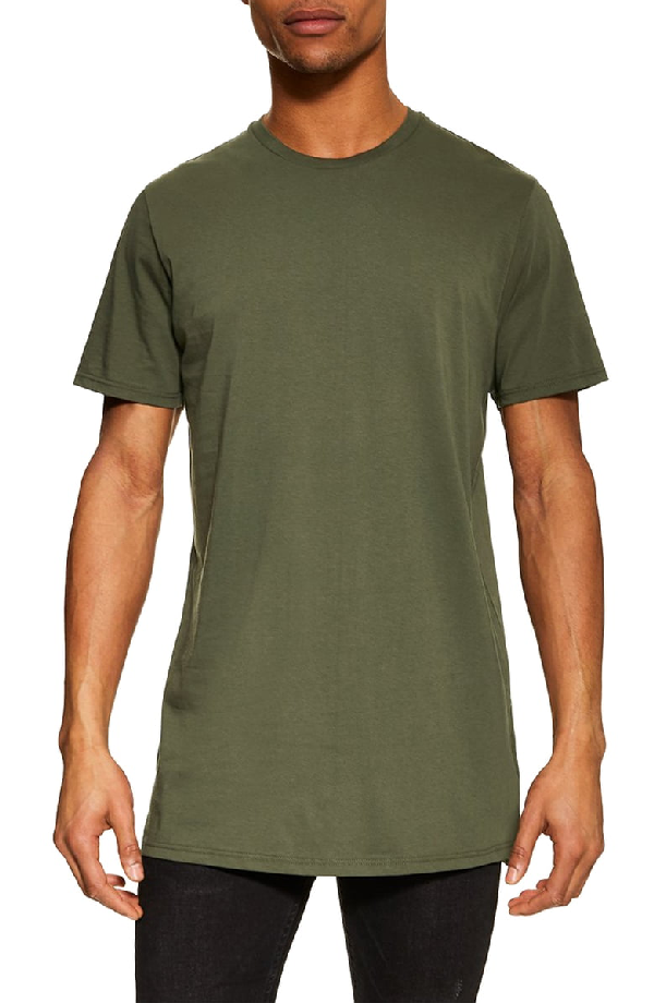 topman longline t shirt