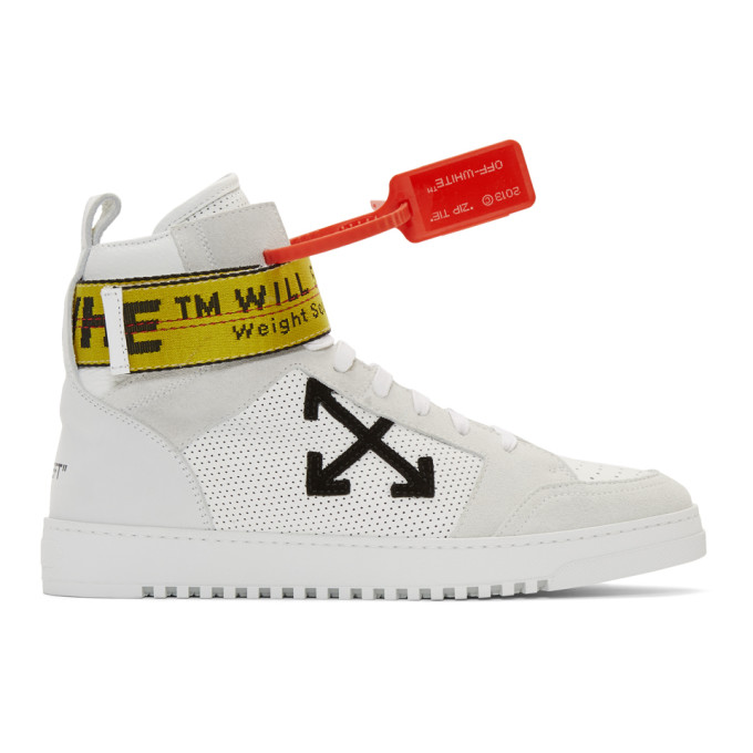off white industrial high tops
