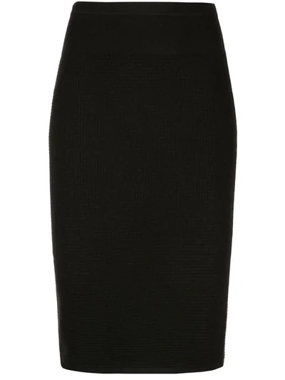 Narciso Rodriguez X The Conservatory Knit Skirt In Black